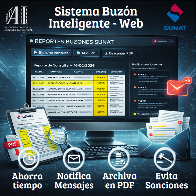 Buzón Inteligente – Monitorea tu Buzón SUNAT en Minutos